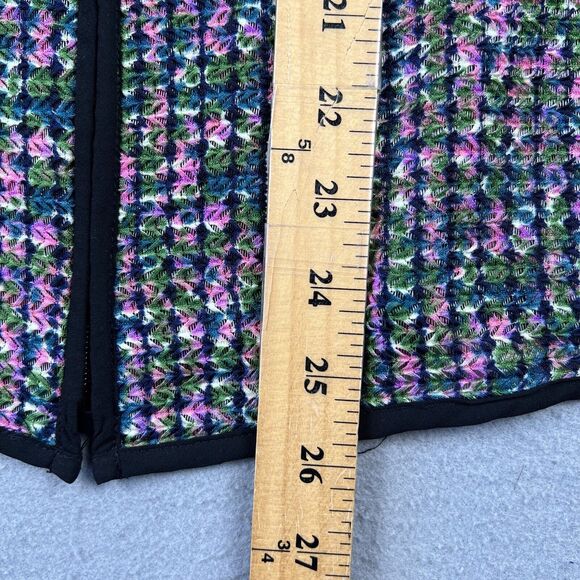 Paola Poggi Italy Knit Jacket Women’s 34 Multicolor Long Sleeve Round Neck - Picture 11 of 16